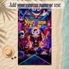 Beach TowelThe Amazing Digital Circus Custom Name Text Personalized Soft Towel for Beach Pool Indoor Home Decor Gift