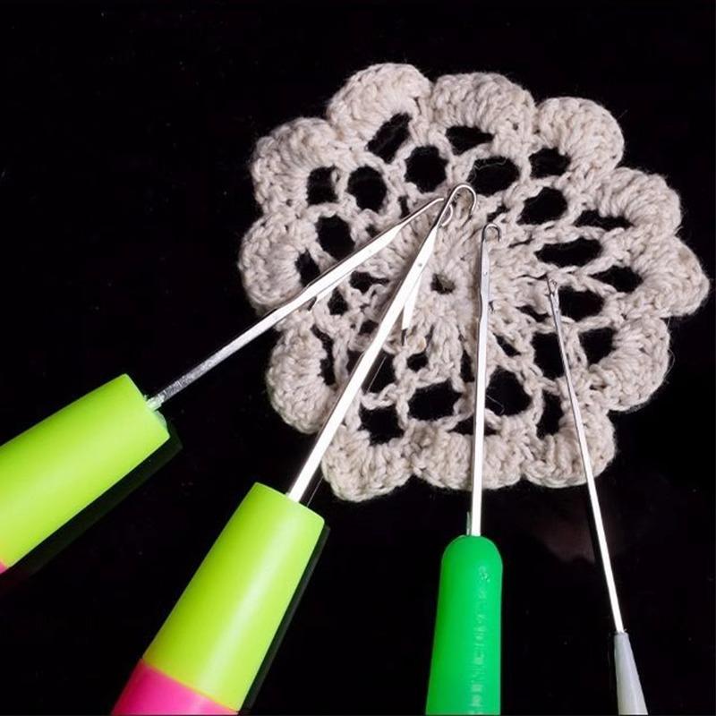 Crochet and Knitting Tools: Small Hand-Knitted Sweater, Extra Fine Hook, Wig, Crochet Needle for Dirty Braids