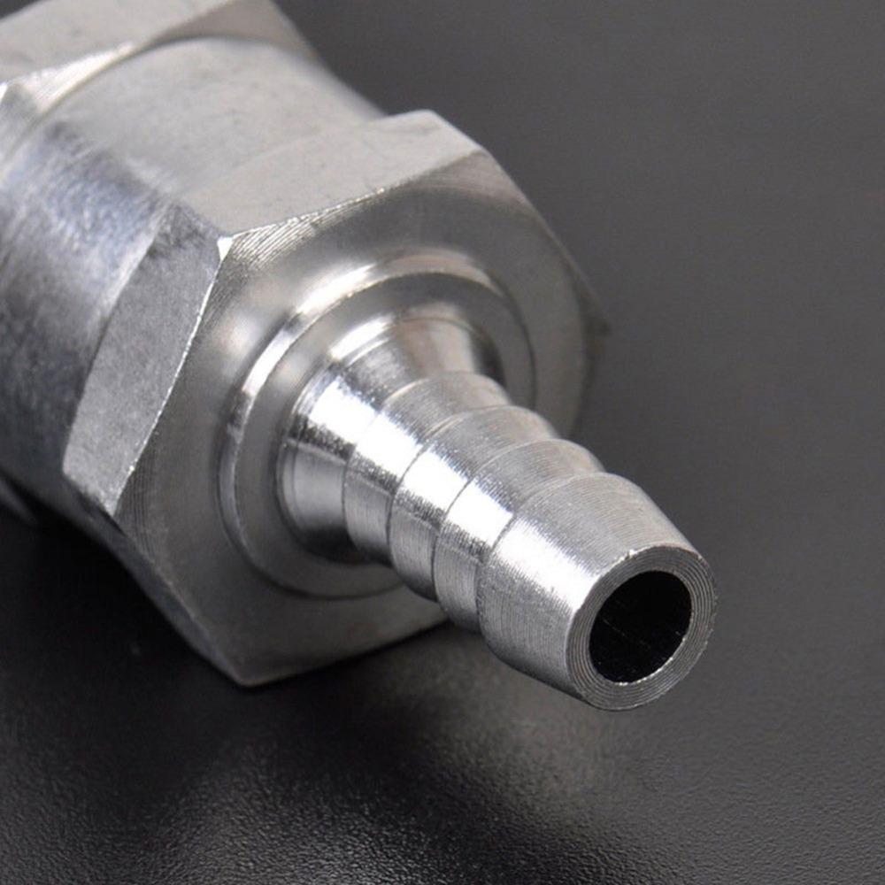 One Way 6/8/10/12/14/16mm 6 Size Valves Aluminium Alloy Fuel Non Return Check Valve One Way Fit Carburettor Wholesale Price