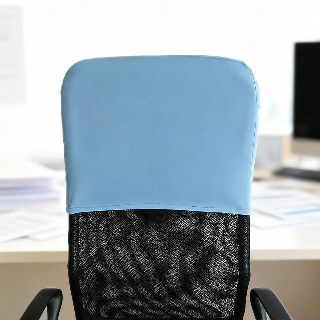 Chair Back Cover for Computer Chairs, Office Backrest Cover, Elastic, Decorative, Soft,