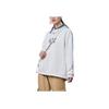 Li-Ning Embroidered Fleece-Lined Pullover Sweatshirt Women Tops Milk-White AWDRG74-3