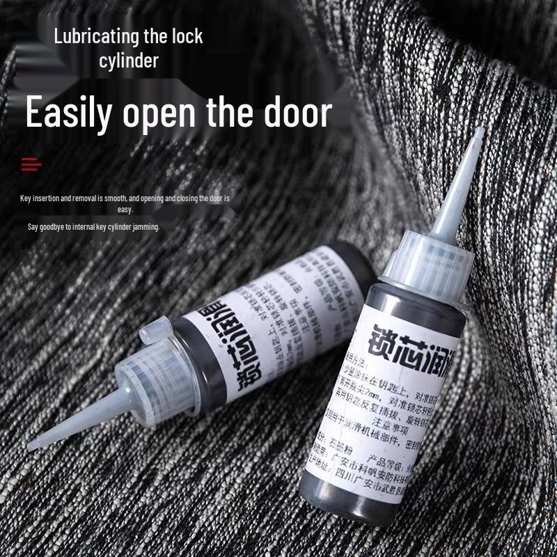 Grafitový práškový lubrikant pro zámky dveří a protizlodějské vložky