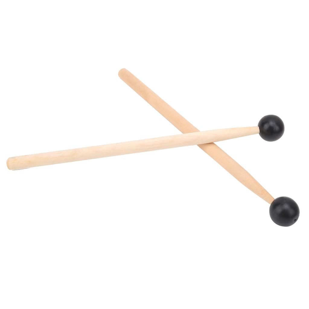 2 ks Éterické paličky Gumová kulatá hlava Dřevěná rukojeť Kladívko Bicí příslušenství