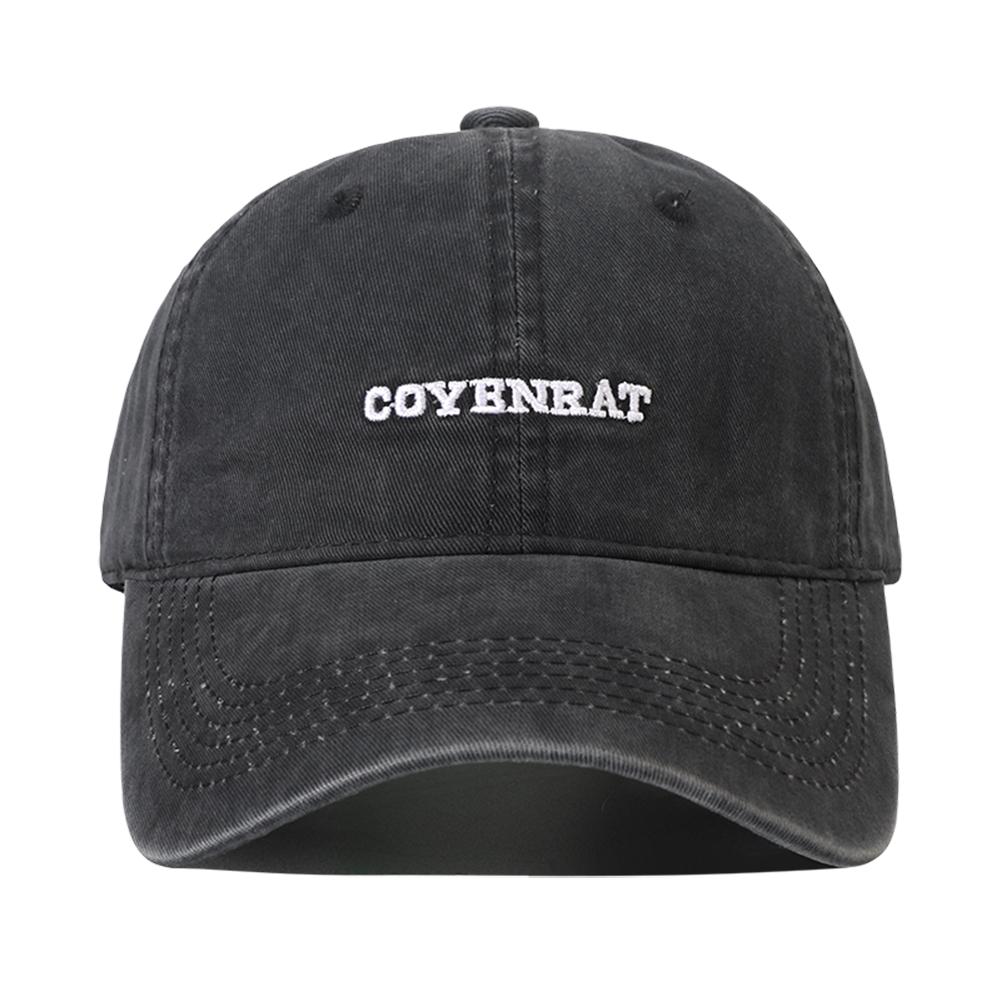 

Letter Embroidered OverSize Baseball Cap Washed Cotton Duck Tongue Cap Adjustable Sun Protection Large Head Hats for Women Men XL (55-62CM) чорний