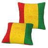Jamaican Reggae Rasta Lion Jamaica Flag 2 Pcs Square Pillowcase Pillow Cover Cushion Throw Pillow For Home Car