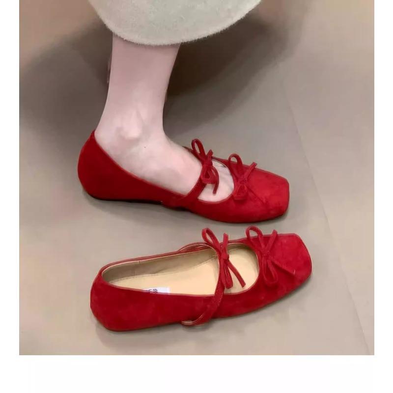 

Round-toe Flat-bottomed Shallow-mouth Casual Women s Single Shoes, New Style 40 червоний
