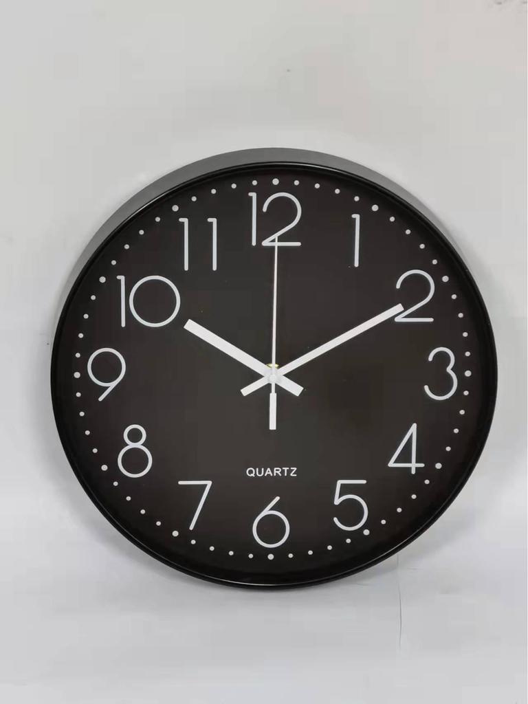 10-Inch Nordic Style 3D Wall Clock for Bedroom or Living Room