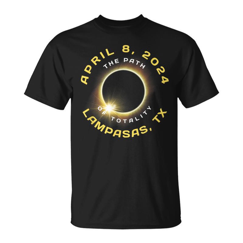 Lampasas Texas Solar Eclipse Totality April 8 2024 T-Shirt