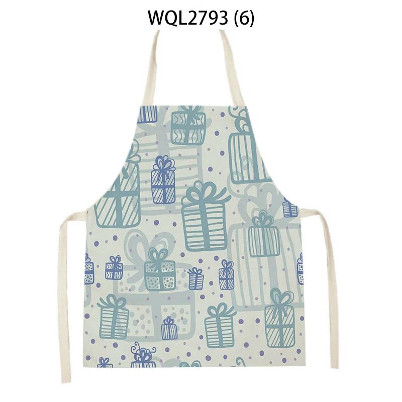 Cute Gifts Pattern Sleeveless Kitchen Aprons Home Decor Baking Accessories Household Cooking Pinafore Cleaning Tool Delantal