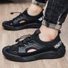 Autumn New Trendy Hole Men's Casual Single Shoes Men's Shoes Mesh Versatile Breathable Sandals