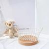 Beige Wire Storage Basket Small Sundries Organizer Vintage Fruit Basket  Kitchen