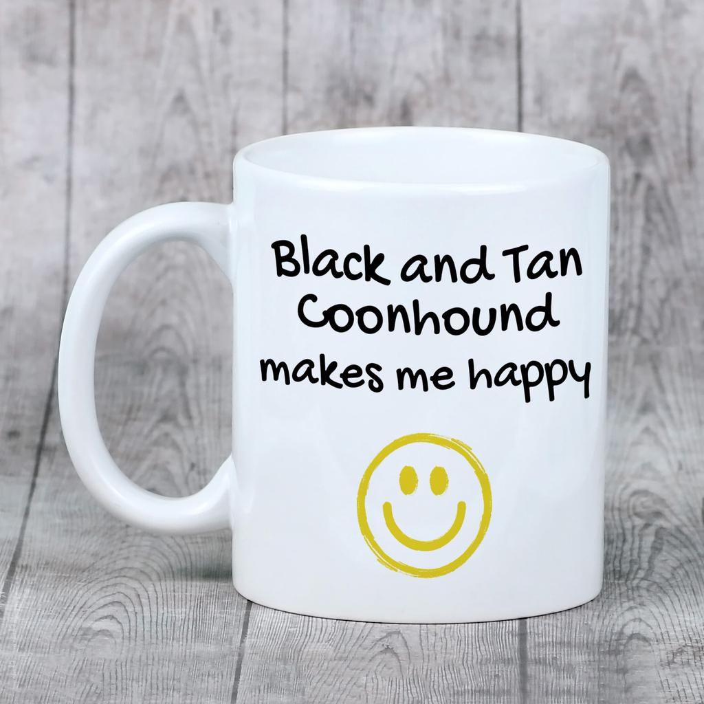 Black and Tan Coonhound I - cup with a dog, cheerful cup for a dog lover, personalized gift from the Art-Dog brand