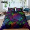 Exotic Sea Turtle Duvet Cover Microfiber Marine Life Geometric Comforter Cover 3D Ocean Theme Bedding Set Double Twin King Size