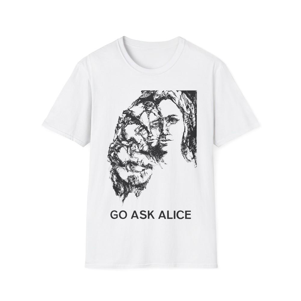 

1971 book cover for go ask alice by anonymous or beatrice sparks tshirt 2XL
