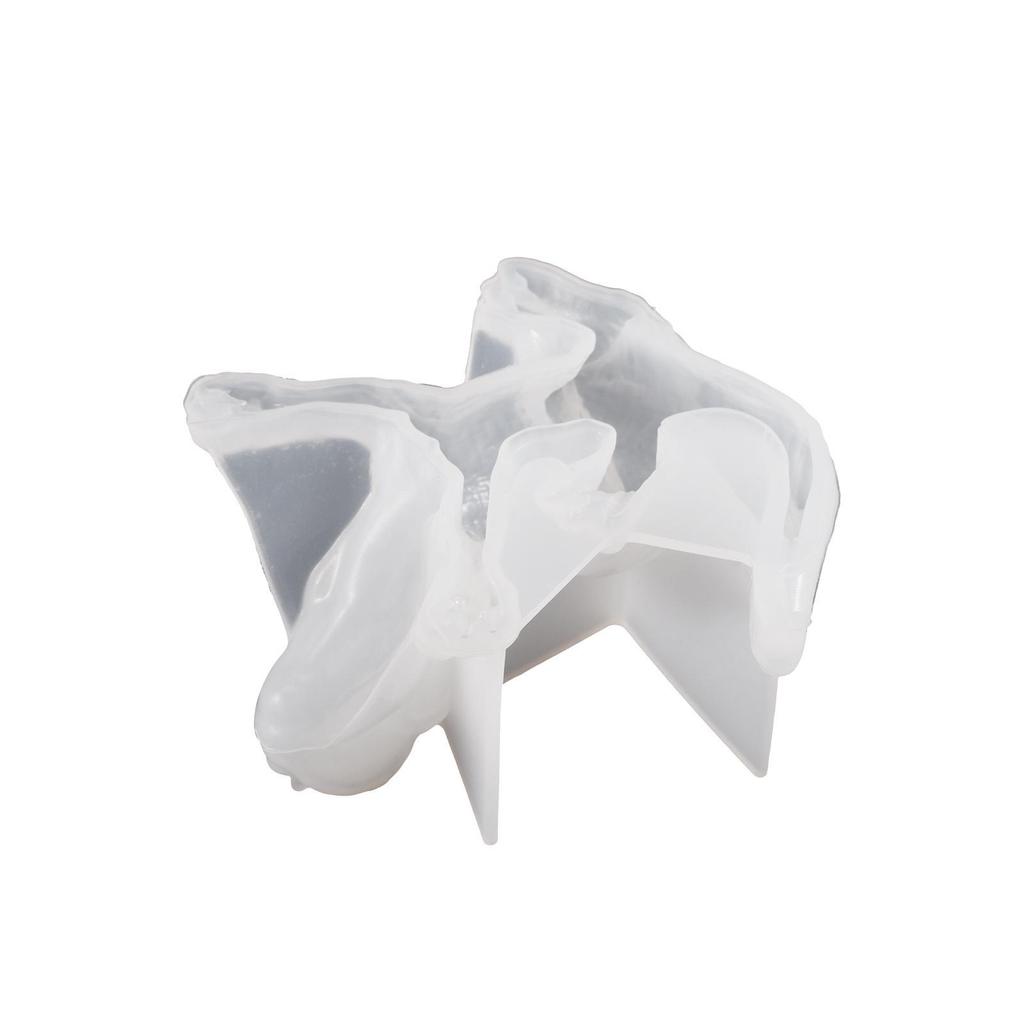 3D Tyrannosaurus Rex Baby Pendant Mold: Realistic Crystal Epoxy Dinosaur in Lying Pose.