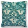 New Vivid Art Colorful Flowers Gorgeous Floral Doodle Geometry Mandala Coral Wonderland Pattern Car Cushion Cover Pillow Case