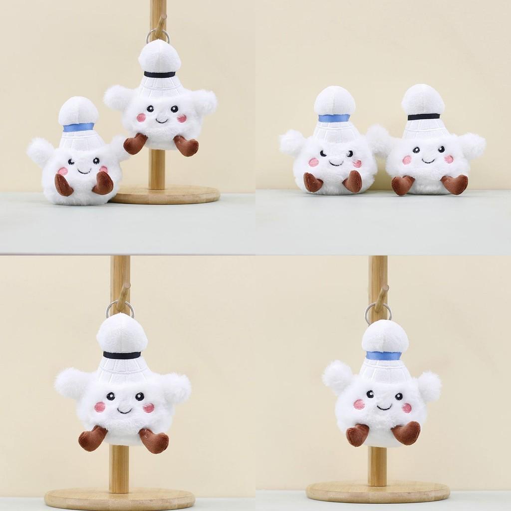 Keychain Cute Badminton Cartoon Girl Backpack Decoration Hanging Plush Gift Doll