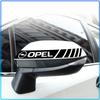 2Pc Car Rear View Mirror Sticker Auto Door Rear View Mirror 3D Sticker Decal For Opel Astra H G J Insignia Mokka Zafira Corsa Vectra B C D