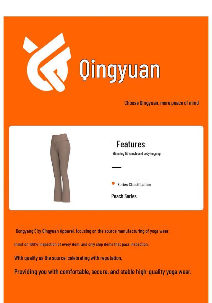 Women's Summer Flared Yoga Pants - Slimming, Hip-Lifting, High Elastic Fitness Wear