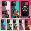 P-Paul Bigmouth F-Frank-PF Phone Case For iPhone17,16,15,14,13,12,11 Plus,Pro Magnetic For Magsafe Wireless Charging