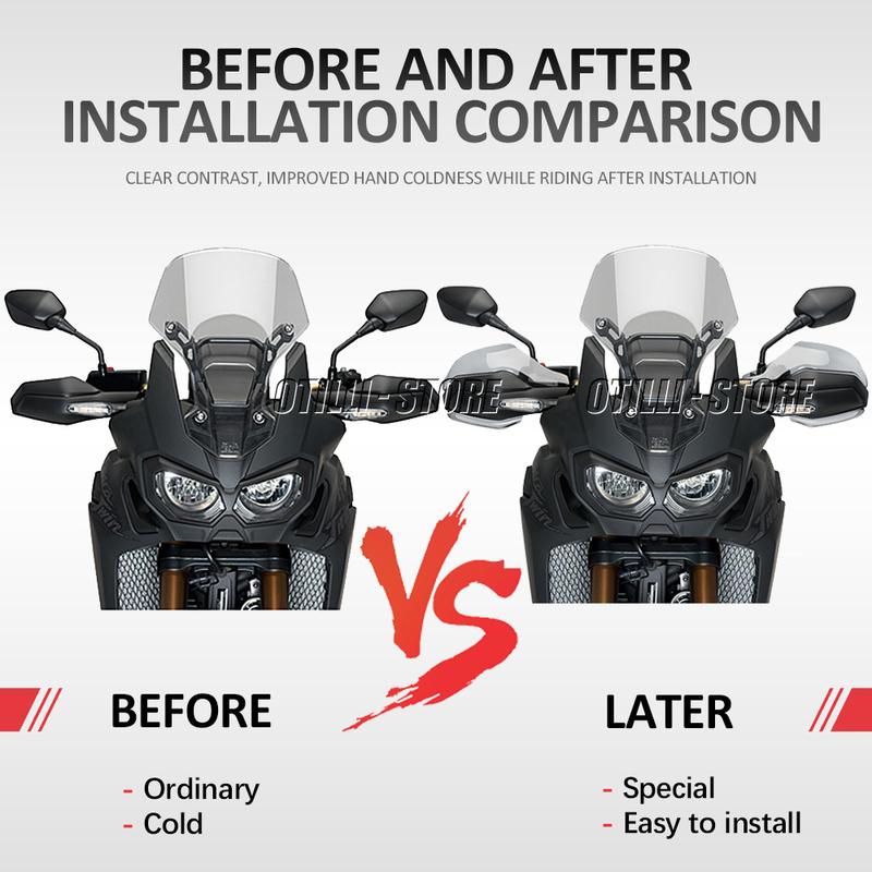 2016-2020 Hand Shield Protector Windshield Hand Guard Extension For HONDA XADV X-ADV 750 CRF1000L CRF 1000 L Africa Twin