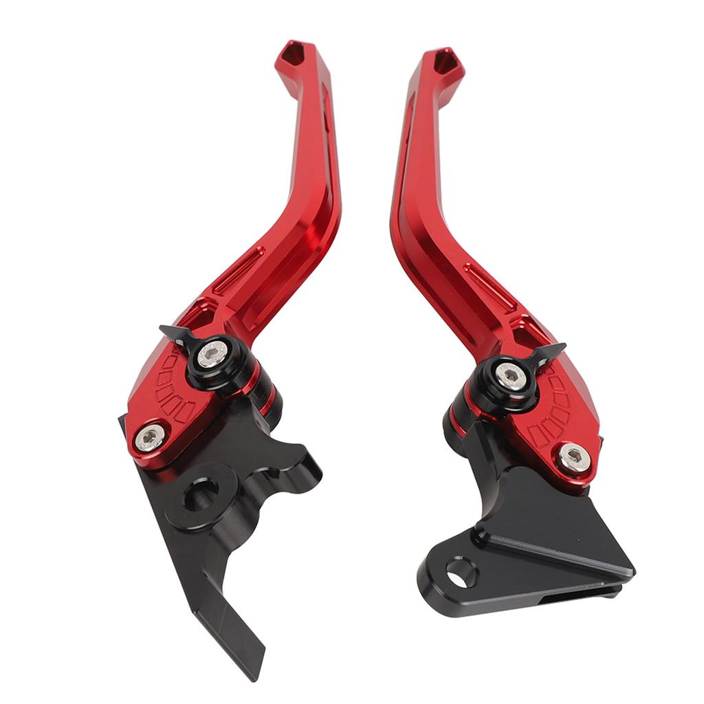 Paar Motorrad Bremskupplungshebel CNC Aluminiumlegierung Verstellbarer Winkel Ergonomischer Bremslenker für CB350 Hness