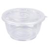 Mingling Disposable Round Plastic Food Containers