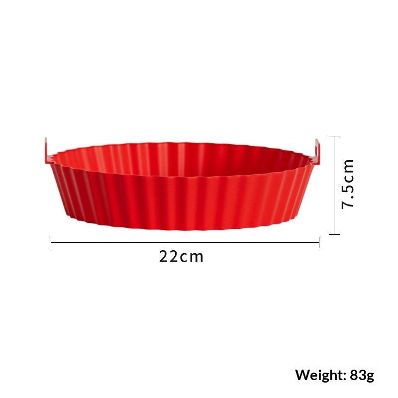 1/3/6Pcs 450°F Silicone Non-Stick Dual Texture Dishwasher Safe Crispy/Steam Cooking Baking Tray Air Fryer Mats
