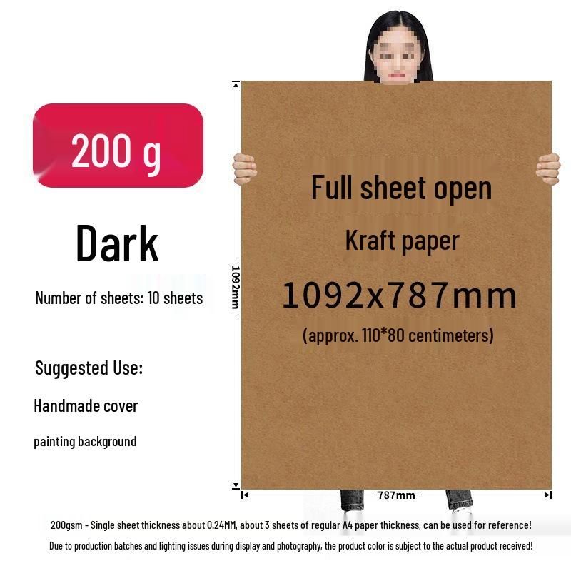 Large Kraft Brown Paper Sheets for Pattern Making, Drafting, and Drawing