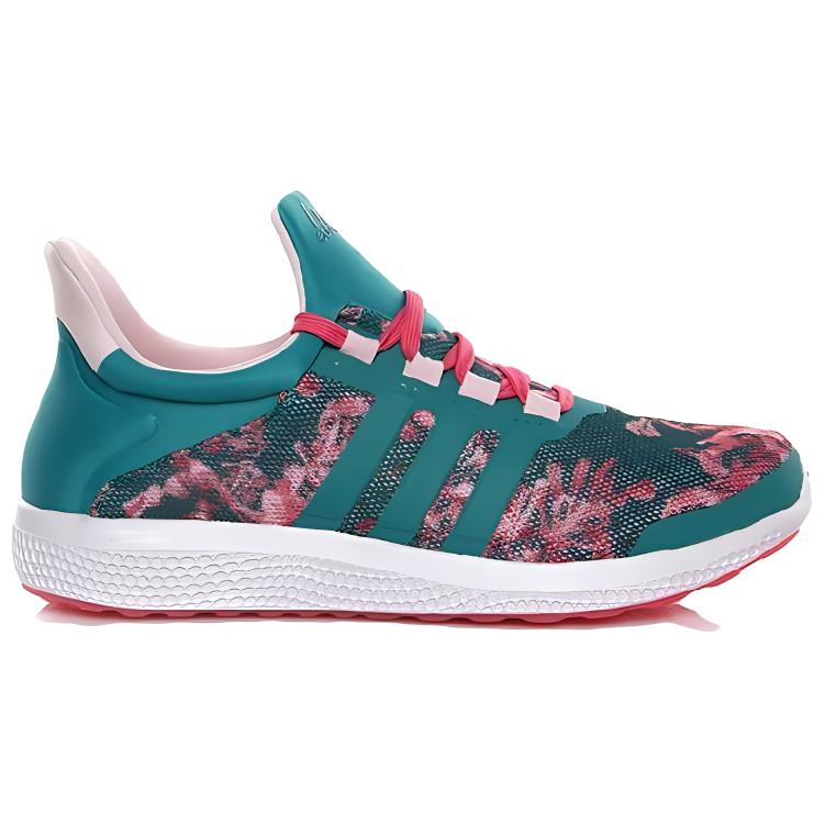 Adidas Comfortable Versatile Shock Absorbing Durable Low Top Casual Running Shoes Women Sneaker Blue Pink S78254