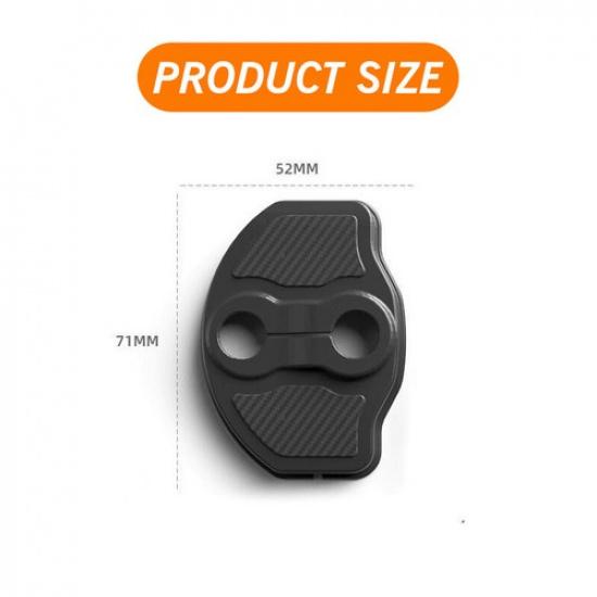 4PCS Door Lock Cover For Tesla Model 3 Y Car Door Guard Lock Tesla Accessories