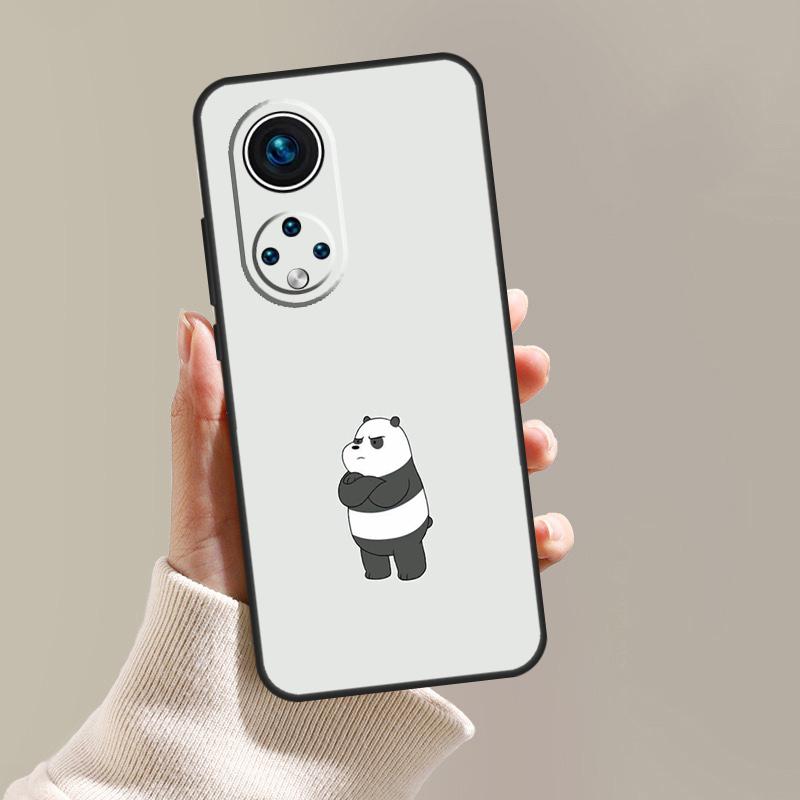 Cartoon Panda Bear Case Cover For Honor X8a X9a X7a X6a X7 X8 X9 50 70 90 Lite Honor 8X 9X Magic 5 Lite Pro