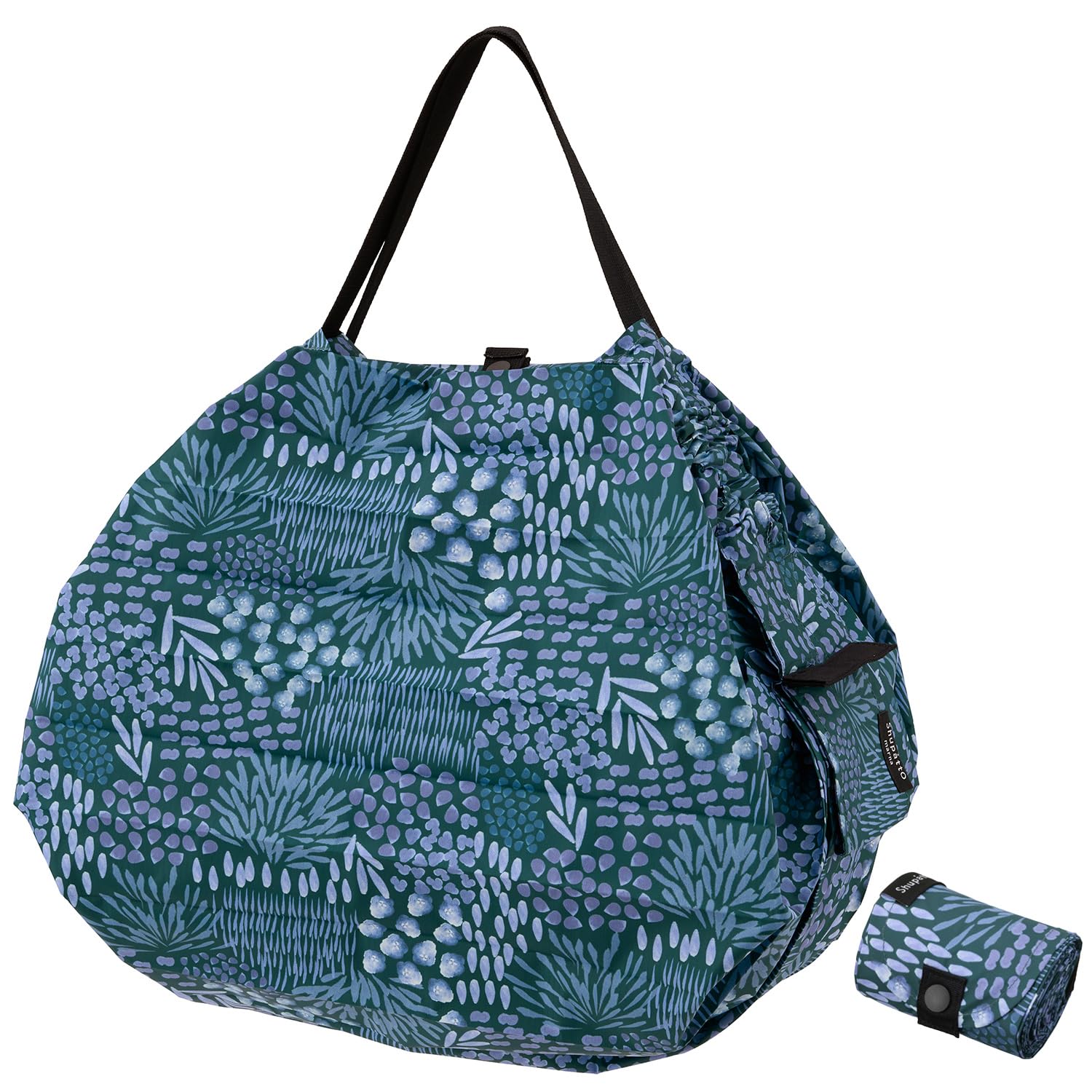 

Myrna Shupatto Compact Medium Shupatto Eco Bag of Recycled in One S489SH Bag, (Dreamy Conservatory/Grass Scent), (Made 100% Fabric/Folds Go),