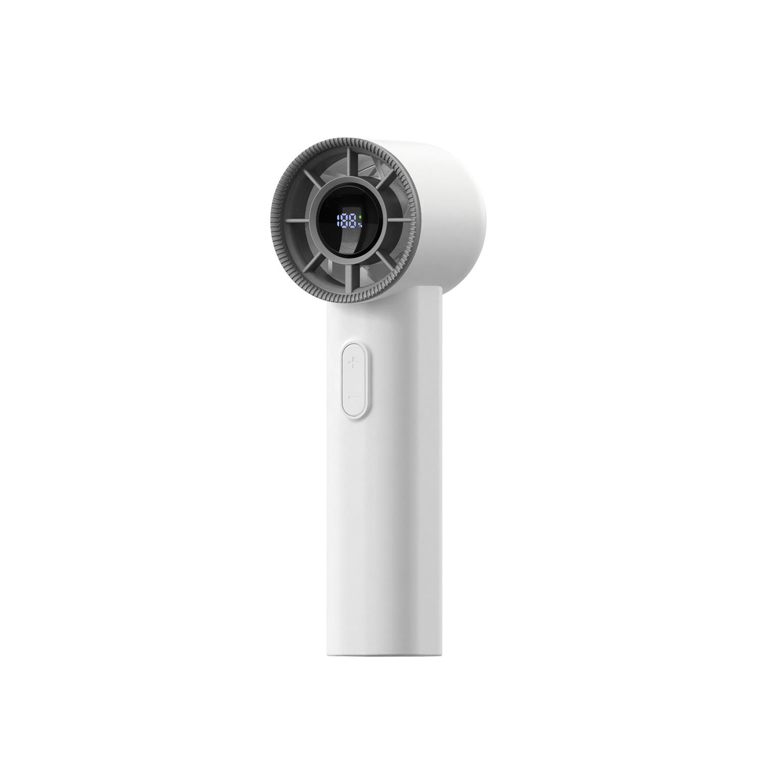 High-Speed Mini Handheld Fan: USB-Powered, 100-Speed Adjustable Digital Display 39*42*122mm