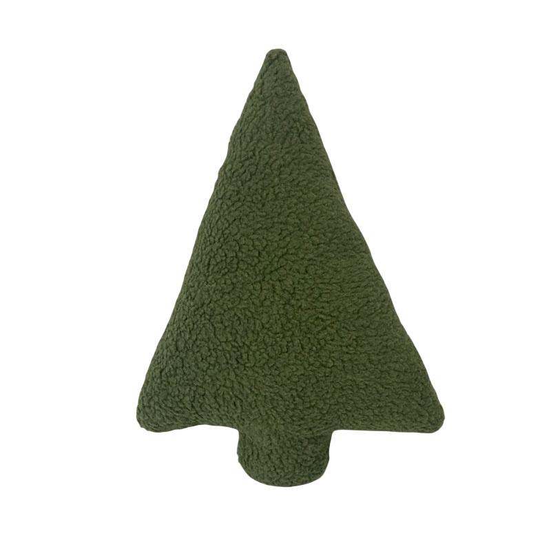New Christmas Plush Tree Pillow Green Diamond Tree Design 30*21cm 110g