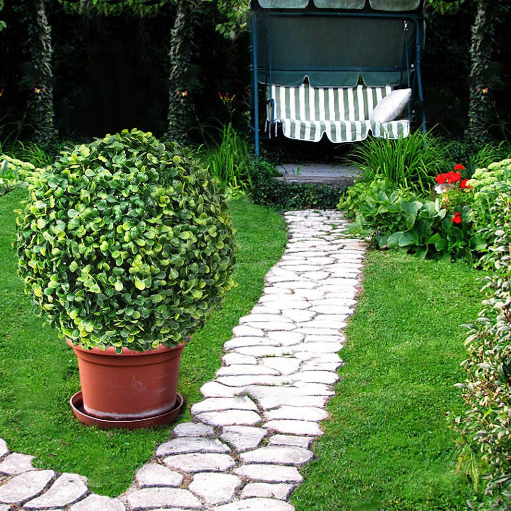 2 Packs Of Artificial Tree Milan Grass Balls Simulated Pruning Balls For Home Decoration