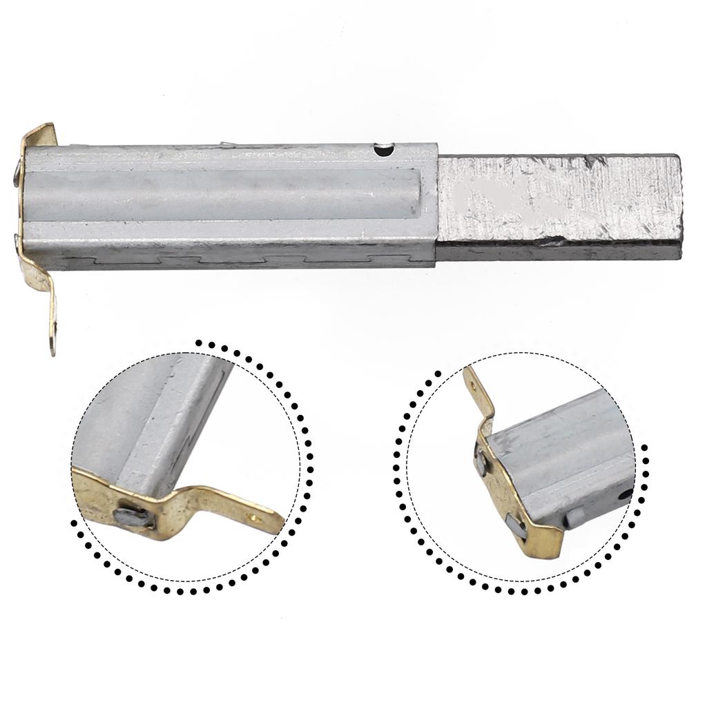 30/60/70/80/90L Endüstriyel Elektrikli Süpürgeler İçin 2 Adet Karbon Motor Fırçası Yedek Parça Aksesuarları