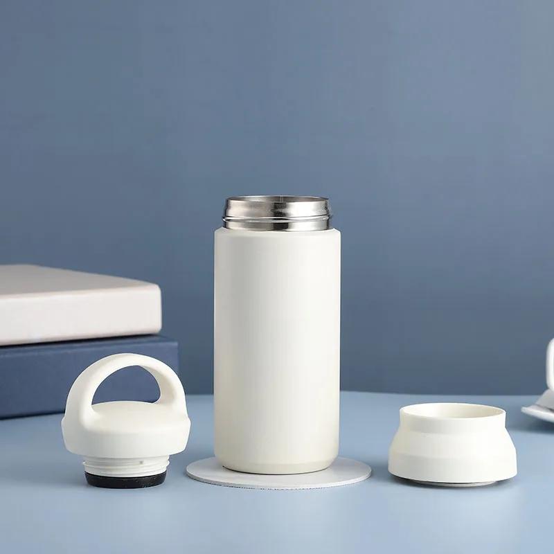 500ML Water Bottles Protable Stainless Steel Durable Thermos Insulated High-capacity Drinking Bottle Coffee Cup Travel Mug Cafe