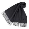 70 Basic Wave Charcoal Black Stole, (D0890)