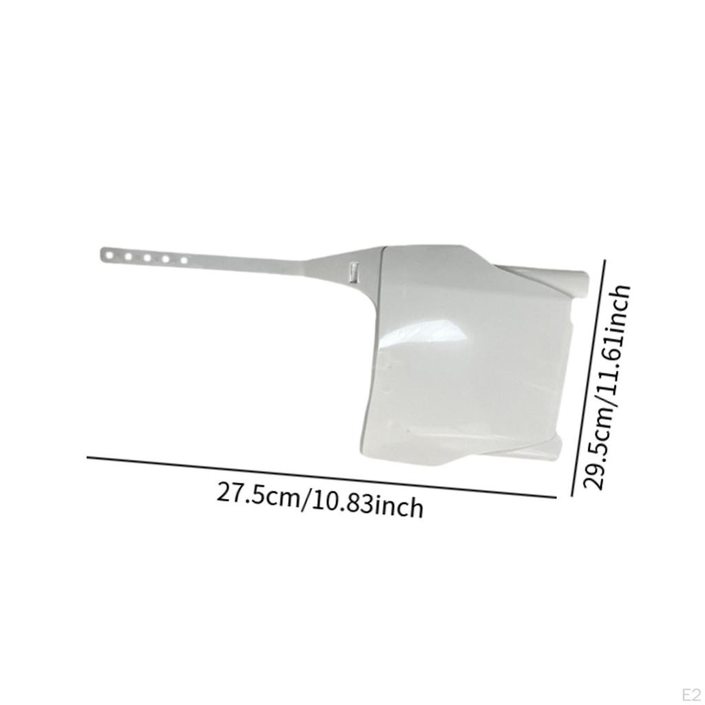 Front Motorcycle Number Plate White Easy to Use Replacement for Crf250