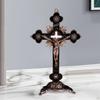 On Statue Tabletop Crucifix Home Decor Religious Gift