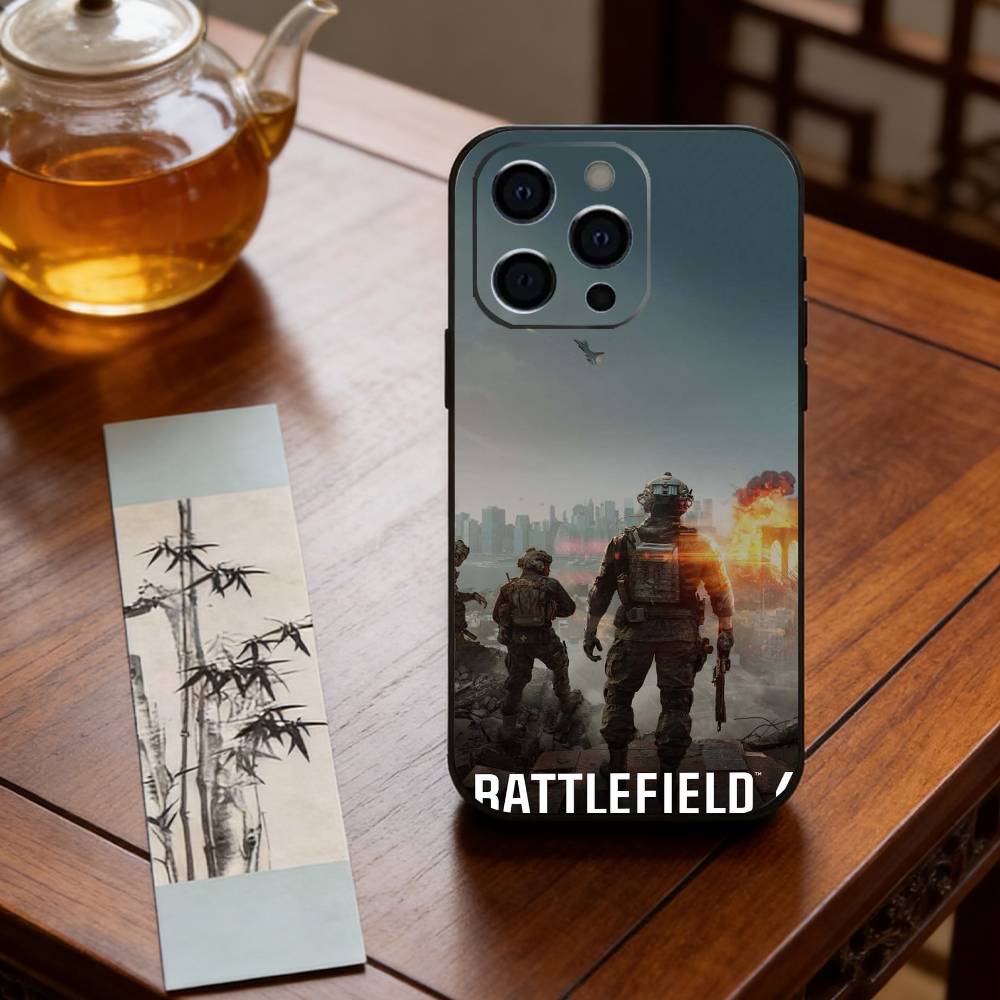 Battlefield 6 Phone Case For iPhone 17, 16,15,14,13,12,11 Plus,Pro Max, Others Soft Black Cover