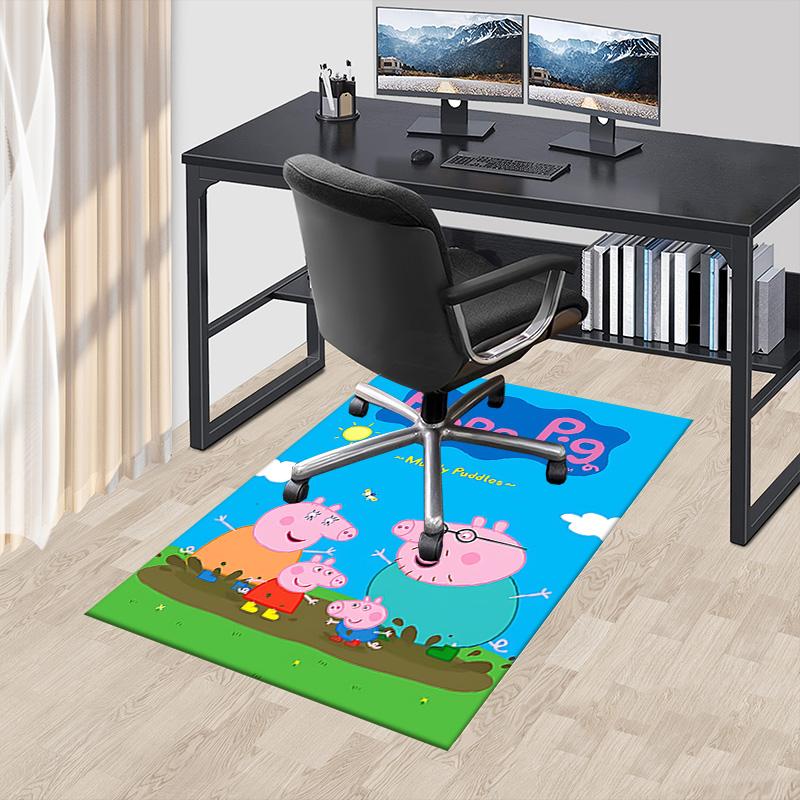 1pc Parisian Adventure Carpet for Playroom Bedroom Living Room Sofa Home Decor,kids Game Area Rug Non-slip Floor Mat Y723125