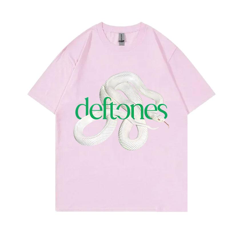 Rock Band Deftones T Shirt Private Music Snake Graphic T Shirts Unisex Women Vintage Alternative Heavy Metal Oversized T-shirt Tops