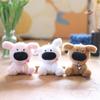 Plush Short Ultrasoft Dog Keychain Bag Charm Stuffed Animal Room Decor Kids For