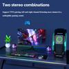 Mini Pocket Bluetooth Speaker Magnetic RGB Ambient Light Bluetooth SoundbarWireless TWS Stereo MP3 Music Player Support TF Card