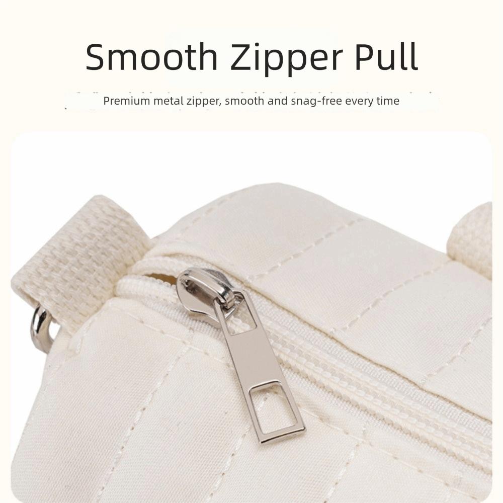 Embroidery Baby Diaper Organizer Korean Style Quilted Embroidered Shoulder Bag Mummy Bag  Outdoor