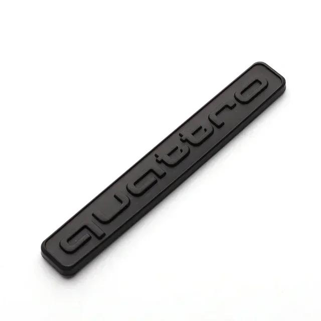 ABS Car Rear Tail Trunk Emblem Fender Side Sticker for f2 Quattro A5 B7 Q7 A3 A4 B8 A6 TT R8 A8 A7 Q5 Q3 C7 S3 A1 B5 Q2 Sport