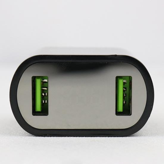 Electric Car Phone Charger LED Digital Display DC 12-100V Electric Vehicle Phone USB Power Adapter with Voltmeter for Smartphone