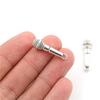 2Pcs 1:12 Doll House Accessories Prop Miniature Metal Microphone